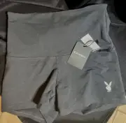 Playboy By PacSun YOGA SHORTS GRAY SZ SMALL NWTS cbt