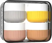 Silicone Toiletry Bottles - 4 Pieces Reusable Silicone Travel Containers | Portable Leakproof Travel Shampoo Containers, 50ml Compact Storage Organizer For Home Travel Outing Trip Vacation