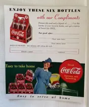 Enjoy 6 Bottles Coca Cola Ad