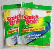 3M Scotchbrite Microfiber Super Duster Head Refill Pad Cloth Set of 2