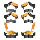 6Pcs Star Egg Rings Nonstick Pancake Cooking Ring with Silicone Handle