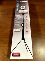 Tzumi ON AIR Halo Selfie Stick Pro 5" Ring Light with Extendable 5.5' Tripod
