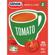 Unox Soup In A Cup Tomato 40g x 2 pack