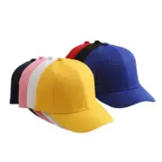 Kids Boys Girls Baseball Cap Plain Toddler Sun Hat Adjustable for 3-8 Years