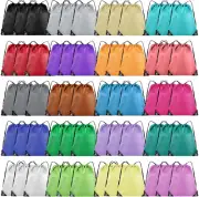 60 Pieces Drawstring Backpack Bulk Cinch Sackpack Ployster Drawstring Bags for G