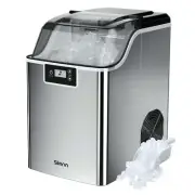 Compact Nugget Ice Maker44lbs/day Pellet Ice Maker Machine With Timer & Selfcle