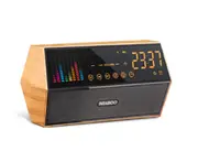 Smart Wireless Bluetooth Speaker Alarm Clock Radio with Display - Yellow