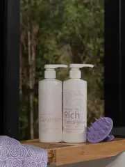 Clever Curl Fragrance Free Cleanser & Rich Conditioner Duo Pack