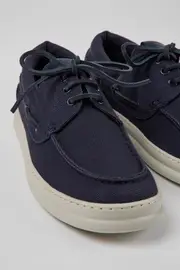 Runner Blue textile sneakers for men