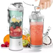 Portable Blender,Personal Size Blender for Shakes and Smoothies with 6 Blade Min
