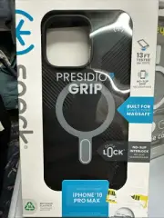NEW Speck, Presido2 Grip No Slip Interlock MagSafe iPhone 16 Pro Max, Black