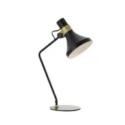 Roma 1 Light Table Lamp Black & Brass - ROMA TL-BK+BM
