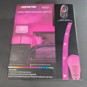 NEW Monster Illuminessence Small Space LED Bulb Strip Mood Light Kit w/ Remote