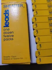 Sheaffer H Medium Hard Pencil Leads Vintage NOS USA Box of 12 Pack 83236 Type R