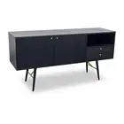 Modern Furniture OMARI Sideboard Buffet 160cm - Black Ash