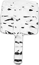 Handheld Vanity Mirror Electroplated Decorative Makeup Mirror Lightweight and Versatile for Makeup Application and Eyebrow Trimming