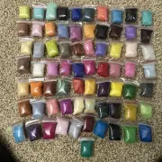 Huge Needle Felting Lot Wool Roving Small Mix Bags Craft Supplies 71 Colors