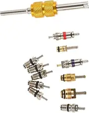 Cabilock 1 Set Car Valve Core Remover Tool Valve Stem Removal Kit for Efficient Auto Repair and Air Conditioning Maintenance