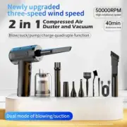 Portable Compressed Air Duster Blower Cleaner Keyboard Computer Home Cleaning