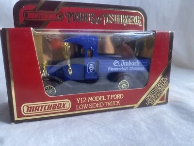 1984 MATCHBOX LESNEY MODELS OF YESTERYEAR Y-12 MODEL T FORD LOW SIDED TRUCK NEW