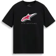 Alpinestars Quicker CSF, t-shirt , color: Black/Red , size: XL