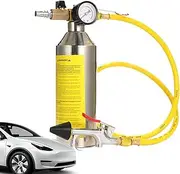 - Car Air Conditioner Wash Kit, Air Conditioner Cleaning Bottle AC Wash Kit with Stainless Steel Pad Cleaner Tool