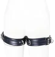 Sex Bondage Adjustable PU Leather Erotic Thigh Cuffs Restraints Bondage Adult Sex Toys Leg Cuffs Sex Bondage SM Toys for Couples on Bed Restraints Toys