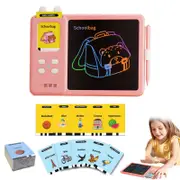 510 Words PINK 2in1 Educational Toy Talking Flash Cards Learning Machi