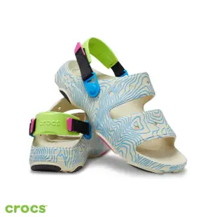 【Crocs】中性鞋 經典地形圖特林涼鞋(208254-2Y3)