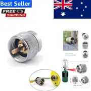 Lightweight Propane Camping Stove Adapter with Self-Lock Design for Outdoor Use