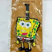 SpongeBob SquarePants Luggage Tag Travel Suitcase Identifier Funny Cartoon NEW