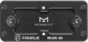 FANAUE MLok Arca Rail Tripod Mount Adapter Compatiable Matte Black