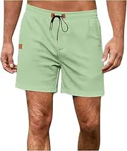 [Generic] Big Foam and Linen Casual Shorts Men's Sports Fashion Beach Vacation Cool Compression Pack Rugby Dissolving Swim Outdoor Trousers Long Mens Joggers Open Leg Ladies Size Purple