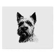 2 x 'scottish terrier' Microfibre Lens / Glasses Cleaning Cloths (LC00023566)