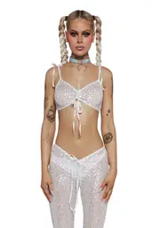 [Club Exx] Starborn Sprite Sequin Bra Top