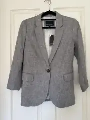 SPORTSCRAFT Molly Linen Blazer Womens Jacket Sz8