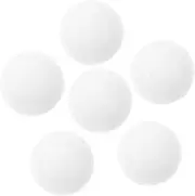 ERINGOGO 6pcs Mini Soccer Balls for Table Games Replacement Foosball Parts Smooth Rolling Frosted Surface Compact Design for Standard Table Football Games