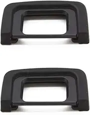 D5600 Viewfinder Eyepiece Eyecup Eye Cup for Nikon D5600 D5500 D5300 D3500 D3400 D3300 Camera [2Packs], Replace Eyepiece DK-25, Camera Eyecup Accessories DK25