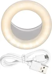 ELAYARD Portable Brightness Fill Light for Phones and Computers for Live Streaming Video Conferencing and Makeup Compact and Design