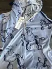 NWT Hale Bob Pajama 1 Piece Size M Soft Stretchy Blue Poodle & Hearts HARD2FIND