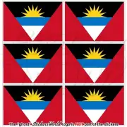 ANTIGUA & BARBUDA Flag, Commonwealth Vinyl Mobile Phone Mini-Sticker 40mm x6