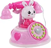 INOOMP Retro Vintage Phone Toy Led Lighted Boys and Girls Communication Toy Multiple Game Scenarios for Endless Entertainment