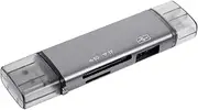 USB Card Reader Multipurpose Compatible/Memory Cards Type-c Micro USB