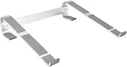 Ergonomic Laptop Riser with Triangular Support Design Laptop Stand Heat Dissipation Aluminum Alloy Design Silver - /Accessories/Portable Computer Accessories/Stands
