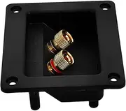 CAXUSD Crimp Terminals Speaker Terminal Posts Pure Copper for DIY Subwoofer Audio Projects