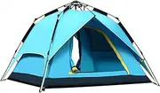 Dome Tent,Pop Up Tents for 2 to 4 Person Automatic Opening Double Layer Tent, Camping Tents with Porch for Hiking Camping Outdoor