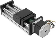 Eacam High Precision Linear Motion, Low Friction Coefficient, Durable 400mm Travel Table, Nema23 Stepper Motor, Used in Automation (Effective Stroke 400㎜1204 Screw)