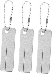 Toyvian 3pcs Portable Fishing Hook Sharpener Keychain Tool Compact Hook Grinding Stones for Sea Fishing Easy to Use Lightweight for Home Use