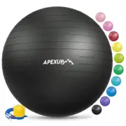 Yoga Ball Exercise Ball, Pilates Ball, Anti Slip Stability Ball, Heavy Duty