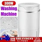 300W 2in1 Washing Machine Single Tub Quick Home Mini Portable Dry Washer AUS